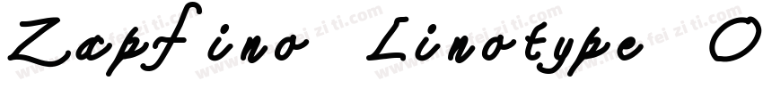 Zapfino Linotype O字体转换